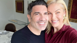 Edu Guedes tem alta do hospital 10 dias antes do previsto; Ana Hickmann comemora