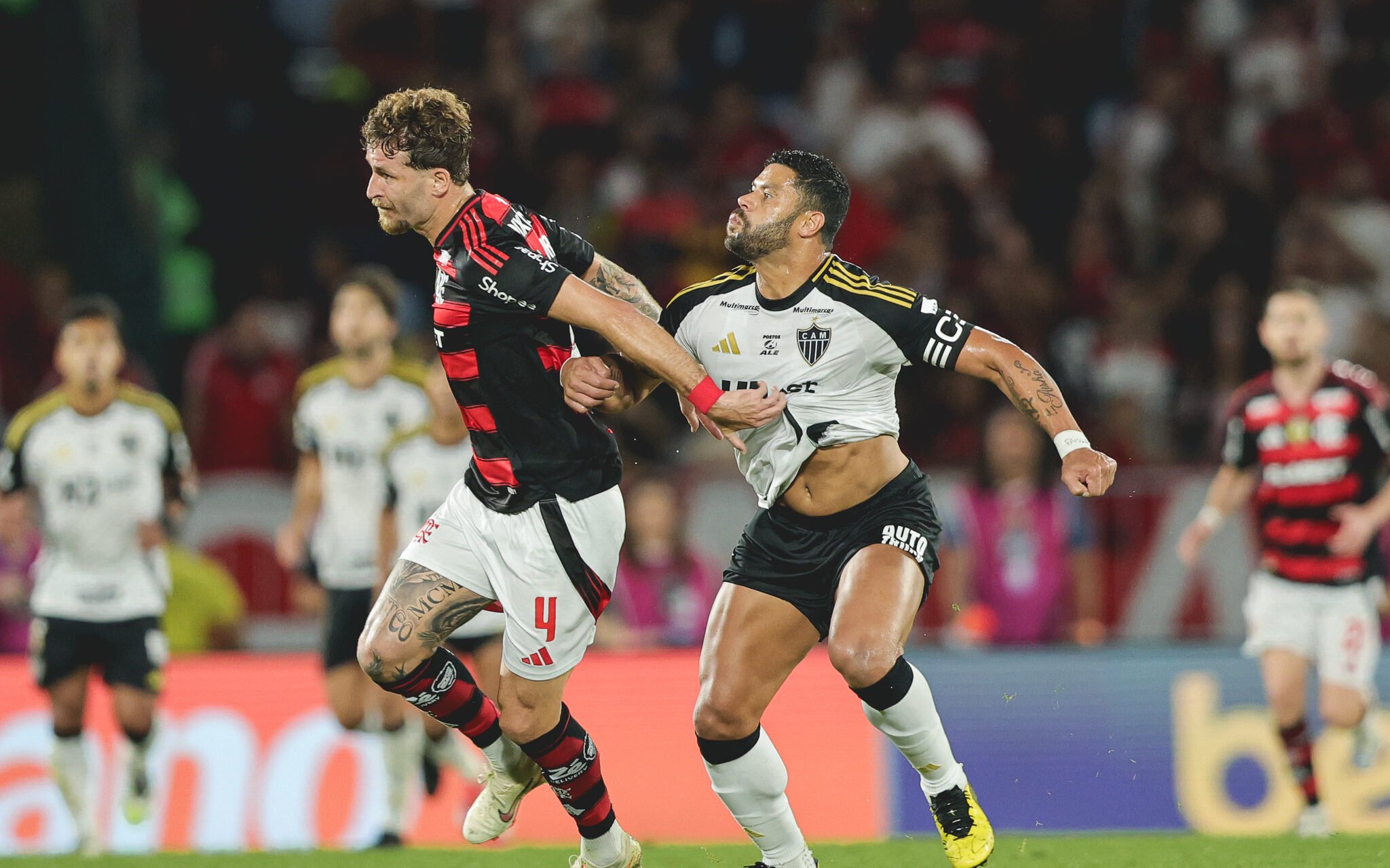 Hulk em Flamengo x Atlético-MG 