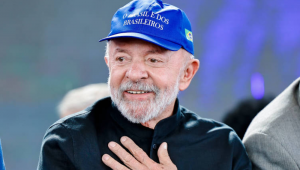 O presidente Lula (PT) em Linhares (ES) durante a cerimônia de apresentação dos avanços do Novo Acordo Rio Doce no Espírito Santo - Ricardo Stuckert