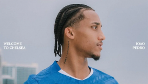 João Pedro foi anunciado pelo Chelsea nesta quarta-feira (Foto: Divulgação/Chelsea