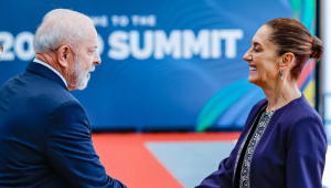 O presidente Luiz Inácio Lula da Silva telefonou para a presidente do México, Claudia Sheinbaum