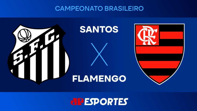Santos x Flamengo: confira a transmissão da Jovem Pan ao vivo