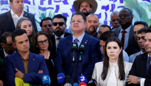 Parlamentares do PL participam de entrevista coletiva