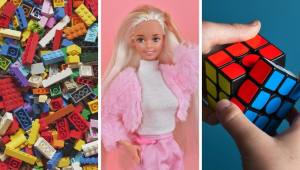 lego barbie e cubo mágico