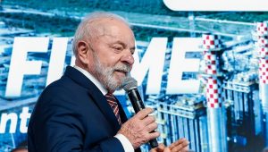 Lula participa da cerimônia de Inauguração da Usina Termelétrica GNA II, no Porto do Açu