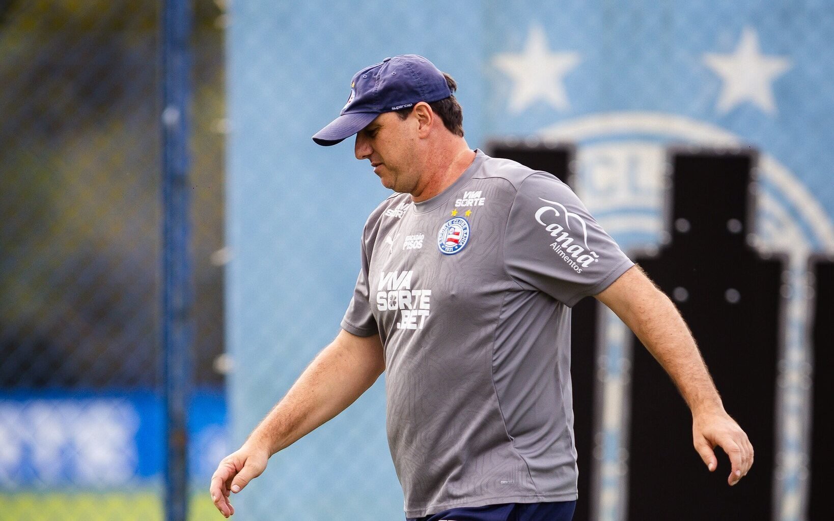Rogério Ceni em treino do Bahia 