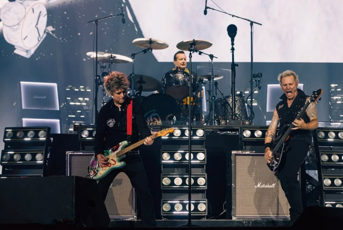 Apresentação do Green Day em Amsterdan, na Holanda