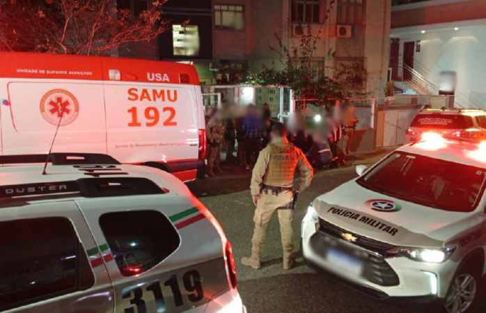 Casal é baleado em SC