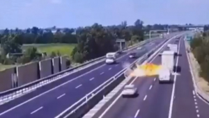 Avião queda Itália