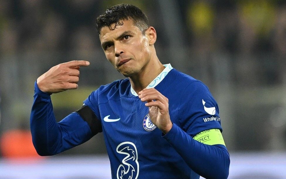 Thiago Silva em ação pelo Chelsea 
