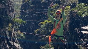 Gustavo Rodrigues Guimarães praticava highline, modalidade esportiva que envolve se equilibrar em uma fita suspensa