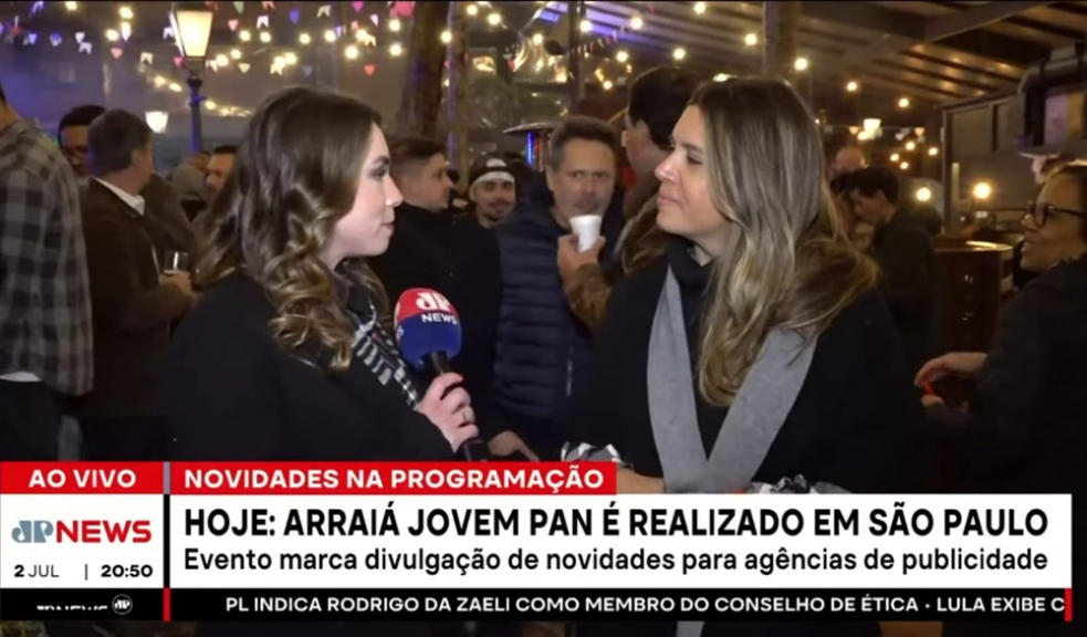 Jovem Pan celebra novas parcerias em festa junina