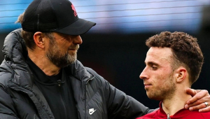 Kloppo e Diogo Jota