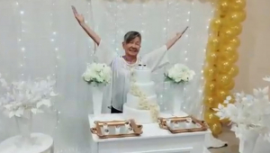 Masae Ojima Miyashiro comemora seu aniversário de 80 anos