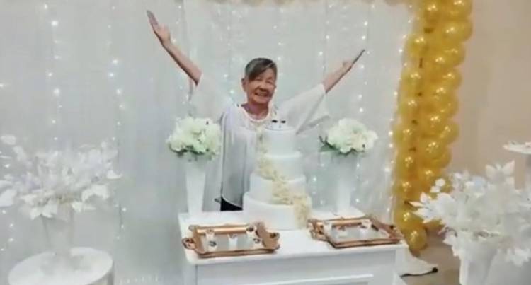 Masae Ojima Miyashiro comemora seu aniversário de 80 anos