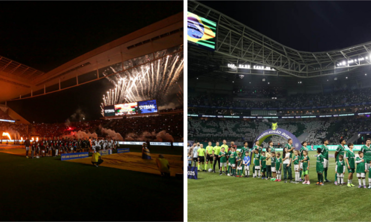 Estádios de Corinthians e Palmeiras disputam título de melhor instalação esportiva da América do Sul