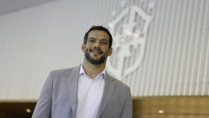 Samir Xaud na sede da CBF