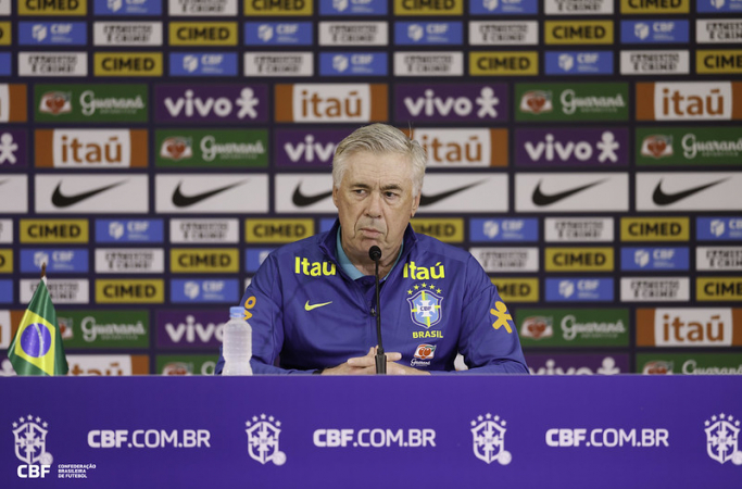 Ancelotti divulga lista de convocados para as duas últimas rodadas das Eliminatórias