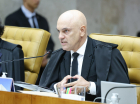 Ministro do STF, Alexandre de Moraes, durante sess&atilde;o plen&aacute;ria extraordin&aacute;ria