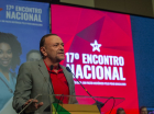 Edinho Silva em sua posse na presidência do Partido dos Trabalhadores