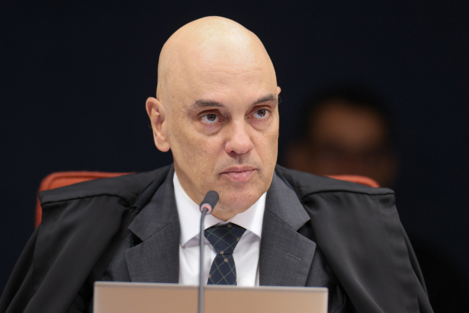 Ministro Alexandre de Moraes em sessão da Primeira Turma do STF. Foto: Fellipe Sampaio/STF