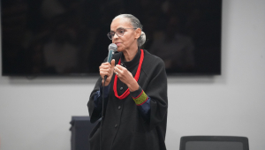 ncontro com Jovens Lideranças Evangélicas - Balanço Ético Global Ministra do Meio Ambiente e Mudança do Clima, Marina Silva durante encontro com Jovem Lideranças Evangélicas - Balanço Ético Global Local: São Paulo Foto: Rogério Cassimiro/ MMA