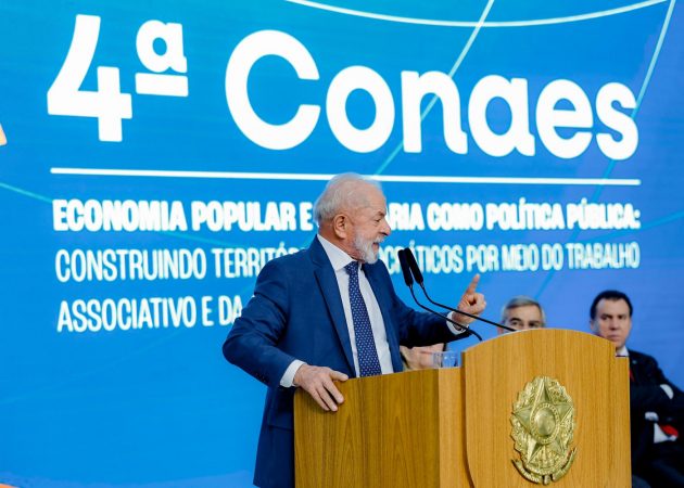 Lula participa da Conferência Nacional de Economia Solidária