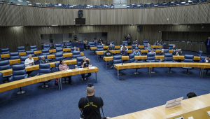 Reunião da CPI dos Pancadões na Câmara de Vereadores de São Paulo