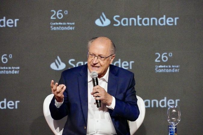 Geraldo Alckmin participa da 26ª Conferência Anual Santander, em São Paulo