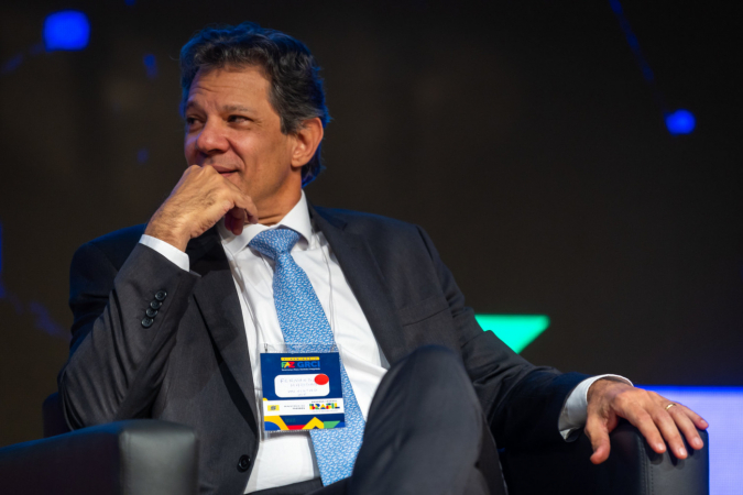 Fernando Haddad durante Seminário FAZ GRCI - Governança, Risco, Controle e Integridade