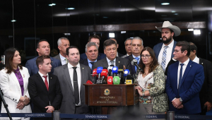 Em entrevista coletiva, o senador Carlos Viana (Podemos-MG), presidente da CPMI do INSS, e o deputado Alfredo Gaspar (União-AL), relator do colegiado, detalham como será os trabalhos