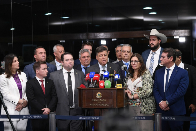 Em entrevista coletiva, o senador Carlos Viana (Podemos-MG), presidente da CPMI do INSS, e o deputado Alfredo Gaspar (União-AL), relator do colegiado, detalham como será os trabalhos