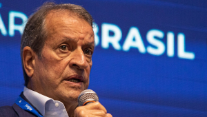 O presidente nacional do Partido Liberal (PL), Valdemar Costa Neto, participa da abertura do 3º Seminário Brasil