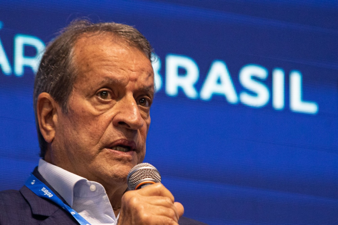 O presidente nacional do Partido Liberal (PL), Valdemar Costa Neto, participa da abertura do 3º Seminário Brasil