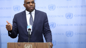 Ministro de Relações Exteriores britânico, David Lammy