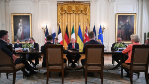 Trump recebe Zelensky e líderes europeus