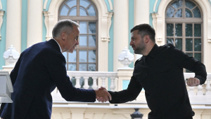 Volodymyr Zelensky e Mark Carney