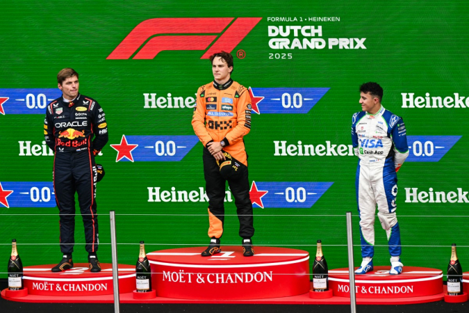 Oscar Piastri vence o GP da Holanda de Fórmula 1