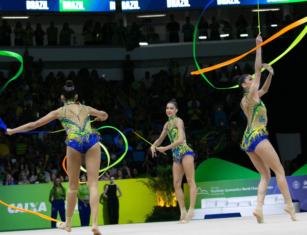 Brasil conquista prata histórica no Mundial de Ginástica Rítmica