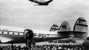 Chegada da Seleção Brasileira de Futebol, campeã da Copa do Mundo de 58