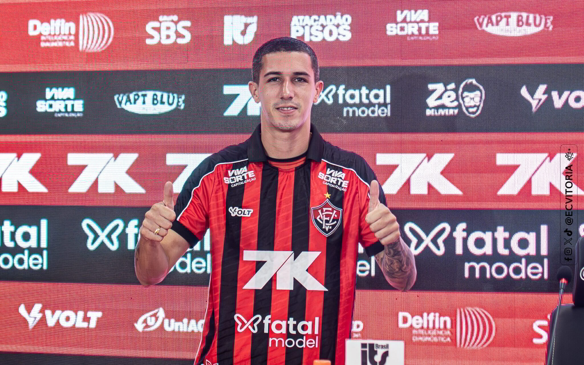 Cantalapiedra apresentado no Barradão 