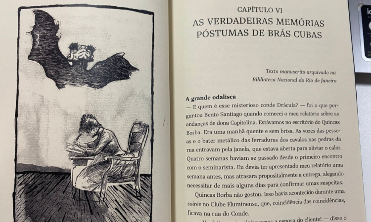 livro Quincas Borba e o Nosferatu