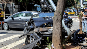 Influenciador Gato Preto se envolve em acidente na Faria Lima