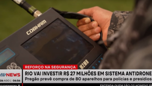 Rio de Janeiro deve investir R$ 27 milhões em sistemas antidrone