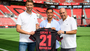 Lateral-direito espanhol Lucas Vázquez, ex-Real Madrid, é o novo reforço do Bayer Leverkusen