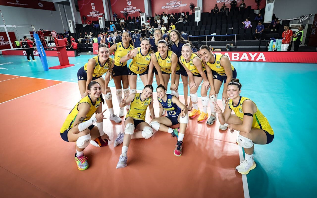 Assista ao vivo Brasil x Coreia do Sul pelas oitavas do Mundial de vôlei Sub-21