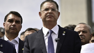 Lider da Oposição, Sóstenes Cavalcante Deputado Federal durtante coletiva