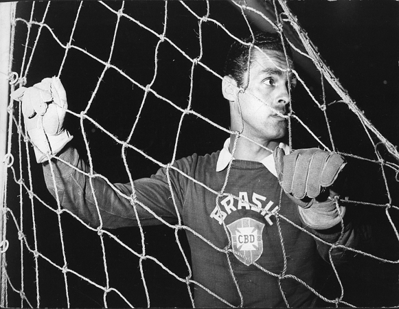 Gilmar dos Santos Neves, goleiro da Seleção Brasileira nas Copas de 58 e 62.
