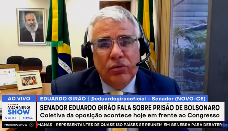 ‘Vamos para o tudo ou nada’, afirma senador Eduardo Girão sobre impeachment de Moraes