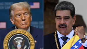 O presidente da Venezuela, Nicolás Maduro e Trump